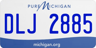 MI license plate DLJ2885