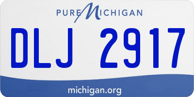 MI license plate DLJ2917