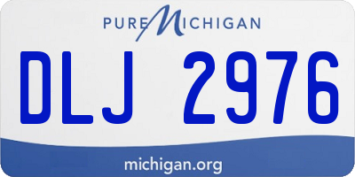 MI license plate DLJ2976