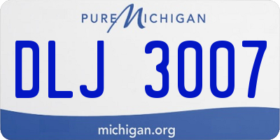 MI license plate DLJ3007