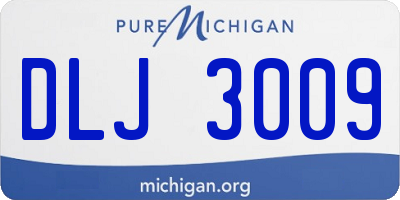 MI license plate DLJ3009