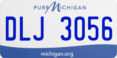 MI license plate DLJ3056