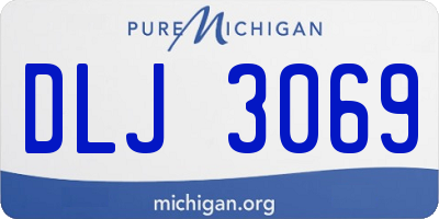 MI license plate DLJ3069