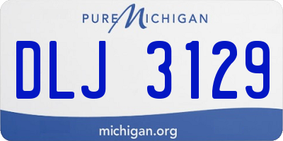 MI license plate DLJ3129