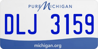 MI license plate DLJ3159