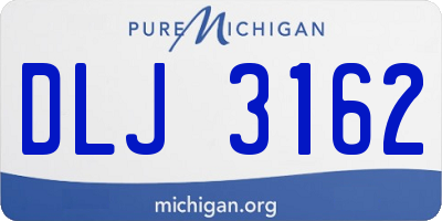 MI license plate DLJ3162