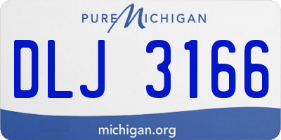 MI license plate DLJ3166
