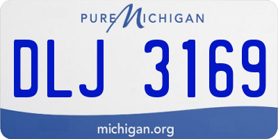 MI license plate DLJ3169