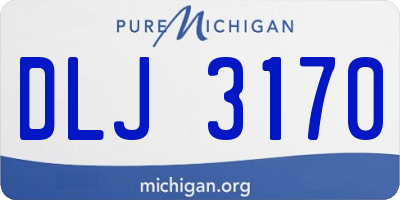 MI license plate DLJ3170