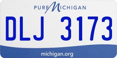 MI license plate DLJ3173