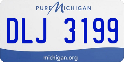 MI license plate DLJ3199