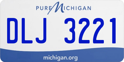 MI license plate DLJ3221