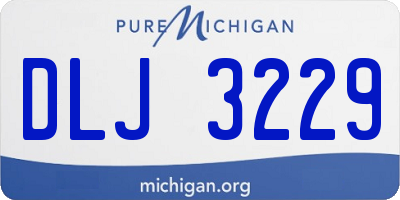 MI license plate DLJ3229