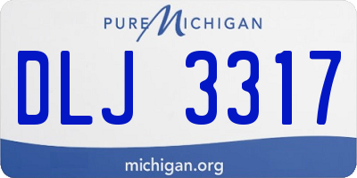MI license plate DLJ3317