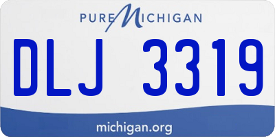 MI license plate DLJ3319