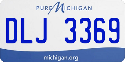 MI license plate DLJ3369