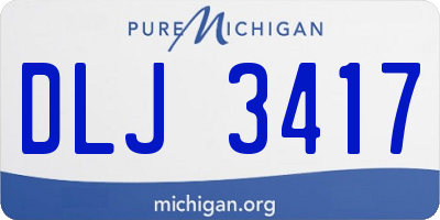 MI license plate DLJ3417