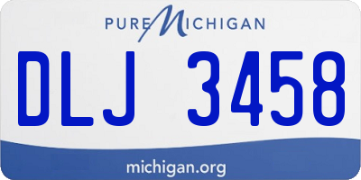 MI license plate DLJ3458