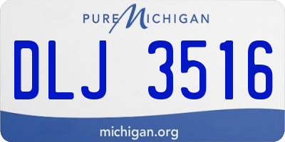 MI license plate DLJ3516