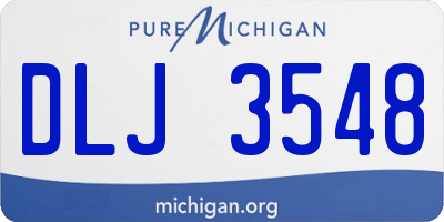 MI license plate DLJ3548