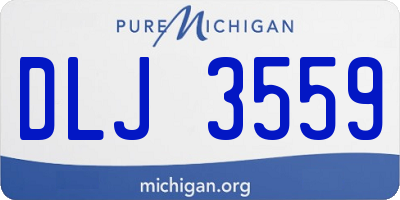 MI license plate DLJ3559