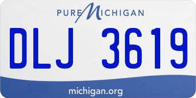 MI license plate DLJ3619