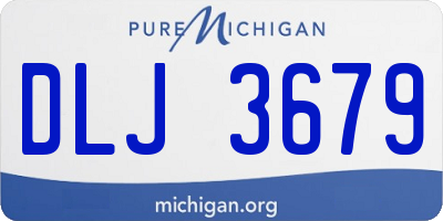 MI license plate DLJ3679
