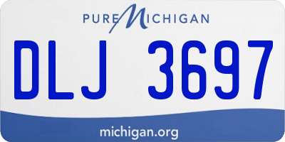 MI license plate DLJ3697