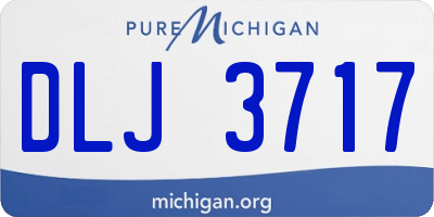 MI license plate DLJ3717