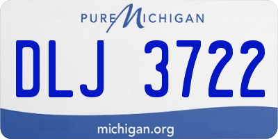 MI license plate DLJ3722