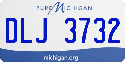 MI license plate DLJ3732
