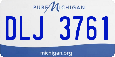 MI license plate DLJ3761