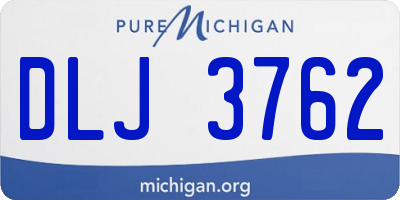 MI license plate DLJ3762