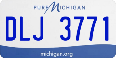 MI license plate DLJ3771