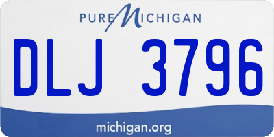 MI license plate DLJ3796