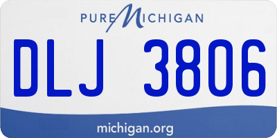 MI license plate DLJ3806