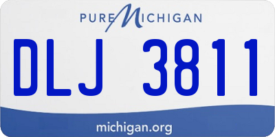 MI license plate DLJ3811