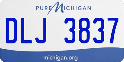 MI license plate DLJ3837