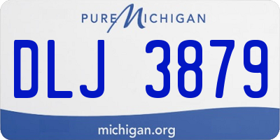 MI license plate DLJ3879
