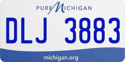 MI license plate DLJ3883