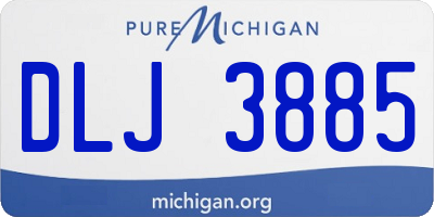 MI license plate DLJ3885