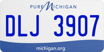 MI license plate DLJ3907