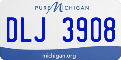MI license plate DLJ3908
