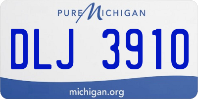 MI license plate DLJ3910