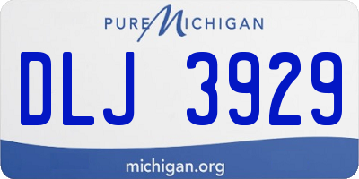 MI license plate DLJ3929