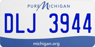 MI license plate DLJ3944