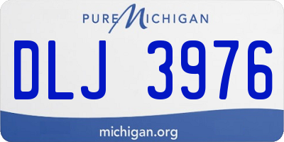 MI license plate DLJ3976