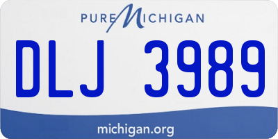 MI license plate DLJ3989