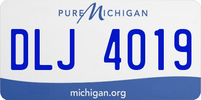 MI license plate DLJ4019