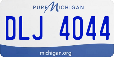 MI license plate DLJ4044